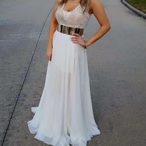 White formal/prom dress